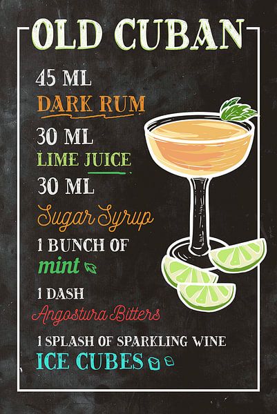 Old Cuban Drink von ColorDreamer