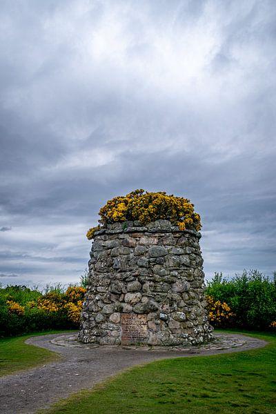 Scotland - Culloden Battlefield Memorial by Rick Massar