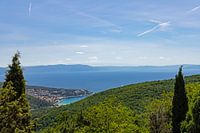 Blick nach Rabac in Istrien