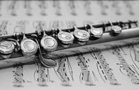 Querflöte auf Noten