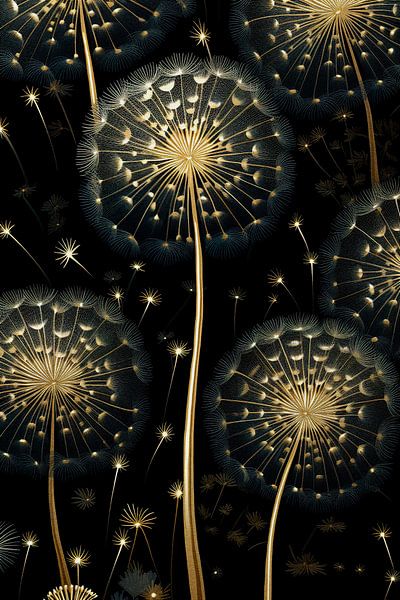 Pissenlits dorés par Whale & Sons