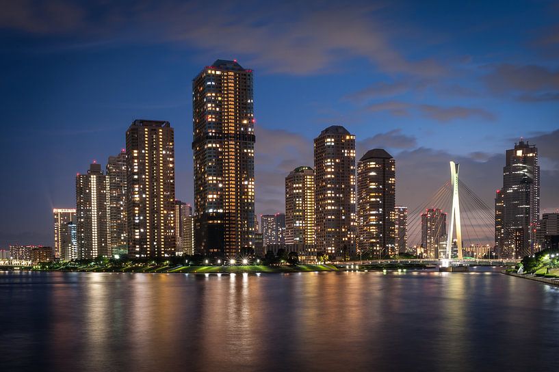Tokyo de nuit par Aen Seavherne