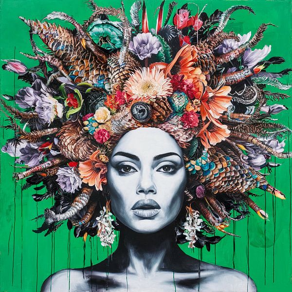 Natur - Schönheit - Portrait - Grün 09 von Samuel Richter