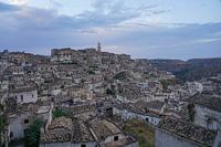 Matera - Vieille ville au coucher du soleil