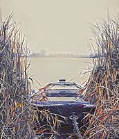Boat among the reeds