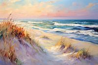 Morning atmosphere on the beach