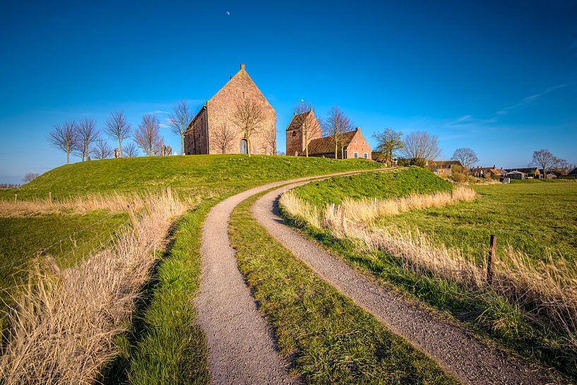 Église sur la butte d'Ezinge par Fotografiecor .nl
