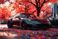 Ein schwarzer Porsche 911 GT3