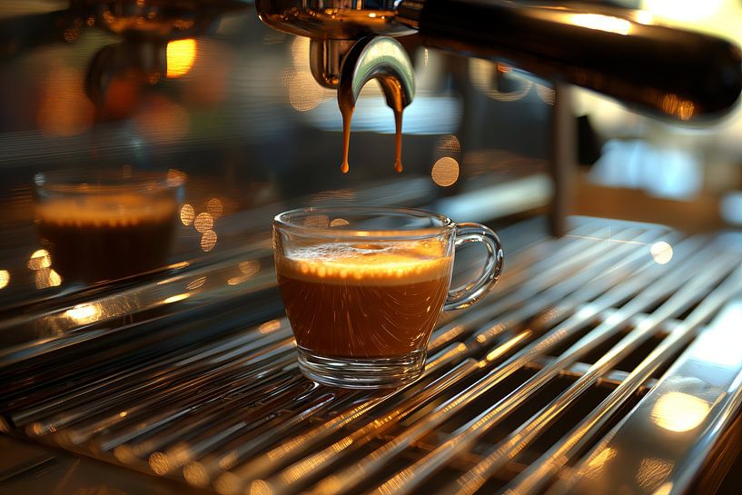 drink a cup of coffee or cappuccino by Egon Zitter