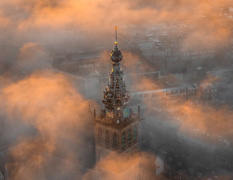 Nijmegen im Nebel von Karsten Russ