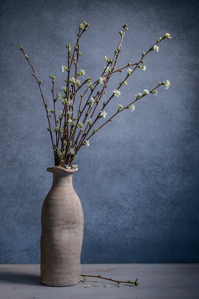 Modernes Stillleben mit weißer Blüte von John van de Gazelle fotografie