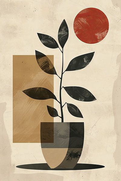 Plantes modernes par Poster Art Shop