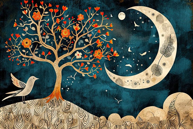 Celestial Harmony Nest van Kunst Kriebels