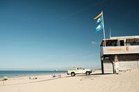 Lifeguard on the beach of Dishoek