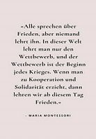 Peace Quote by Maria Montessori