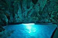 The blue cave in Croatia