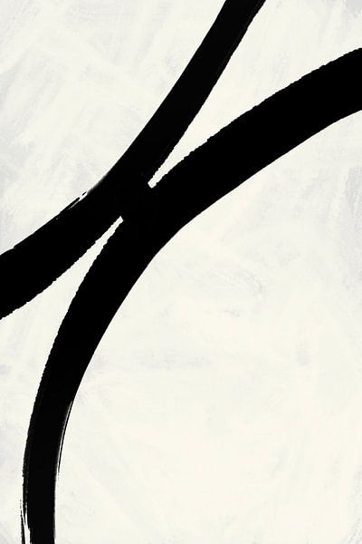 Black Strokes No 10 von Treechild