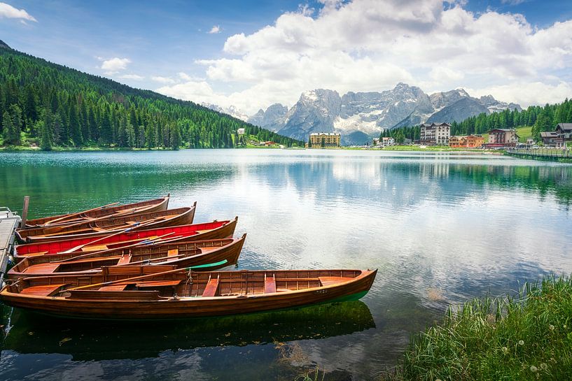 Boote auf dem Misurina-See und in den Dolomiten von Stefano Orazzini