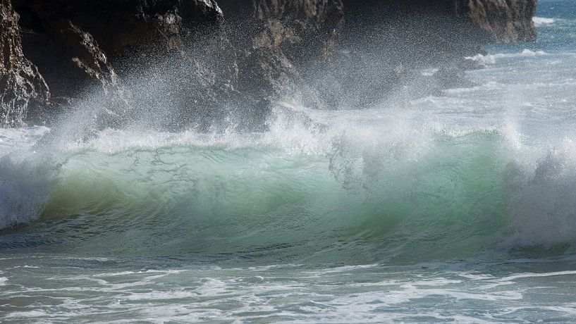 Vagues sur l'Algarve par Barbara Brolsma