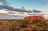 Lever de soleil à Uluru (Ayers Rock), Australie