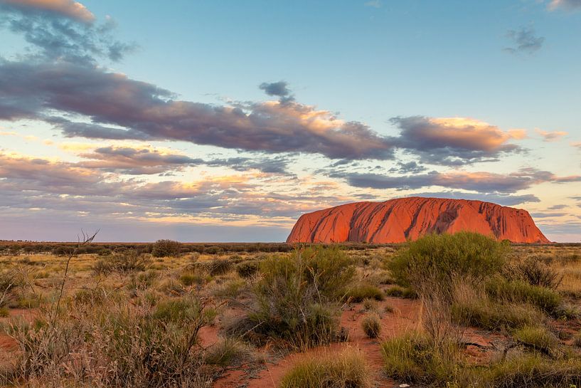 Sunrise Uluru (Ayers Rock), Australia by Troy Wegman