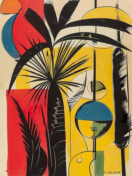 New Wave vintage &amp; retro poster by PixelPrestige