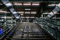stairs in Central Station Rotterdam