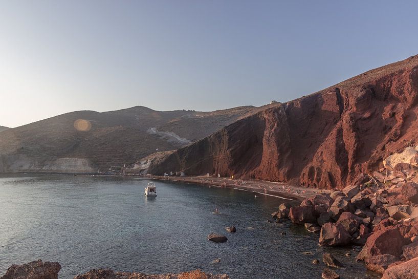 Red Beach - Santorini by Dennis Eckert