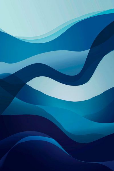 Vagues de calme et d'harmonie par Poster Art Shop