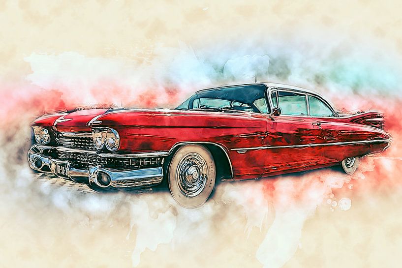 Oldtimer aus den 50er Jahren von Art by Jeronimo