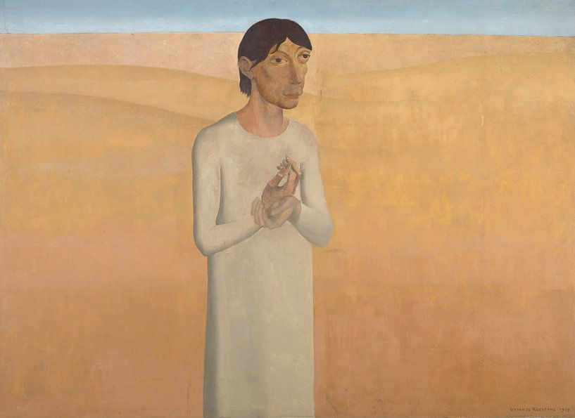Christus in der Wüste, Gustave Van de Woestyne von Meisterhafte Meister