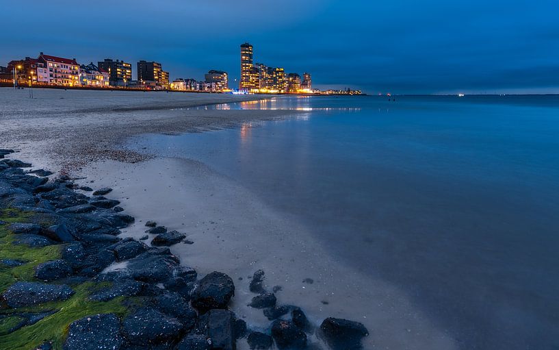 Boulevard Blue hour Flushing par Jan Poppe