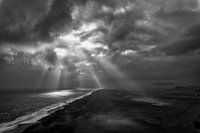 The endless black beach