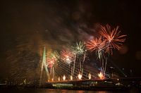 vuurwerkshow in Rotterdam