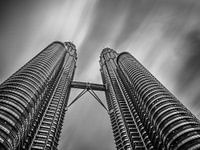 Long exposure of the Petronas Towers in Kuala Lumpur