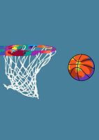 Basketball in pop art