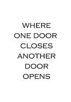 Wo ein Tür sich schließt... 1 | Inspirierender Text, Zitat