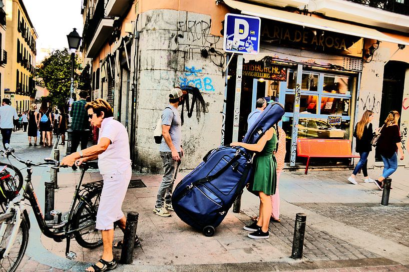 Madrid - Cello with girl by Wout van den Berg