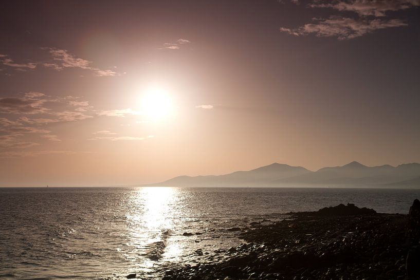 Zonsondergang Lanzarote von Ronald Bruijniks