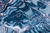 Lucht gevangen in ijs