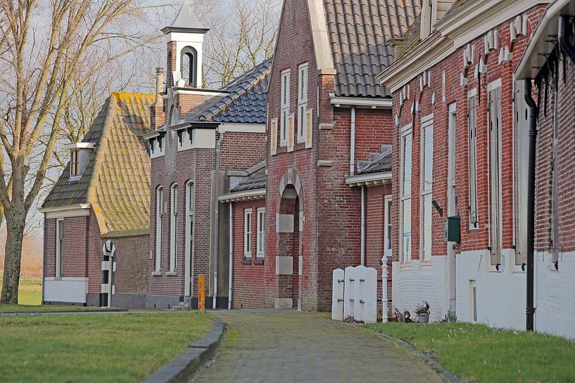 Fassaden entlang des Sloteweges- Egmond aan de Hoef von Ronald Smits