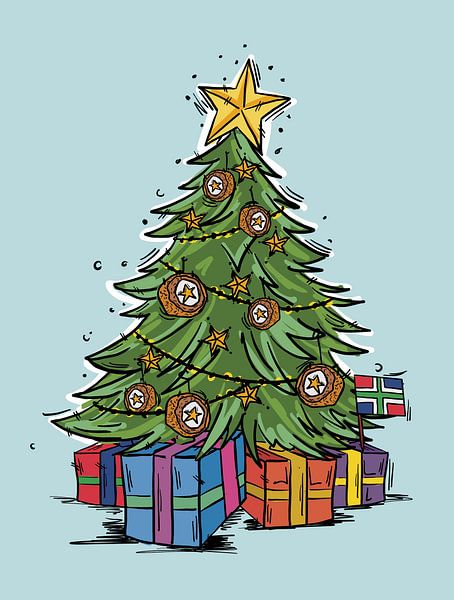 Arbre de Noël de Groningue par Wiebke Keck