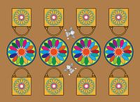 Anunnaki Swatchbag Khaki Multi Color