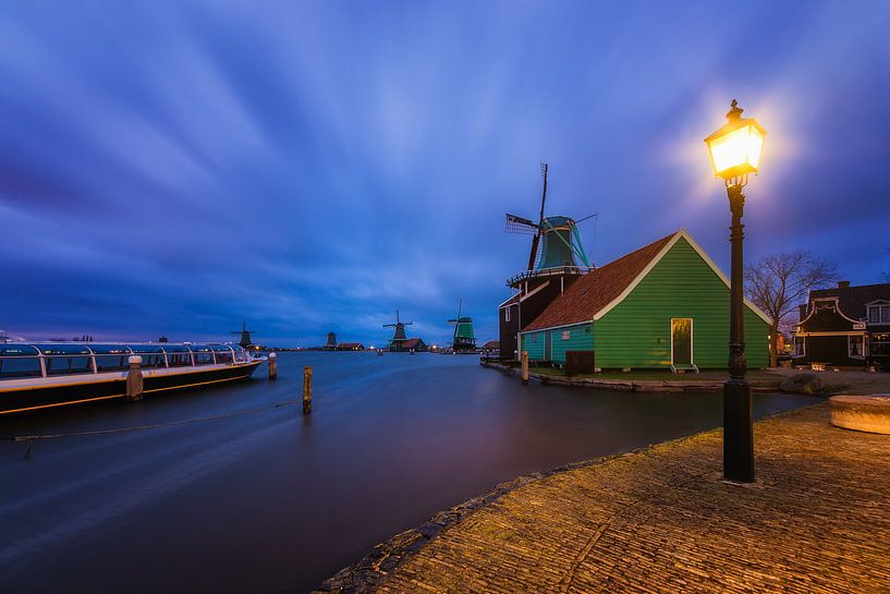 L'heure bleue de Zaanse Schans par Albert Dros