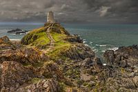 Paysage d'un phare au Pays de Galles