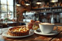 cup of coffee or cappuccino