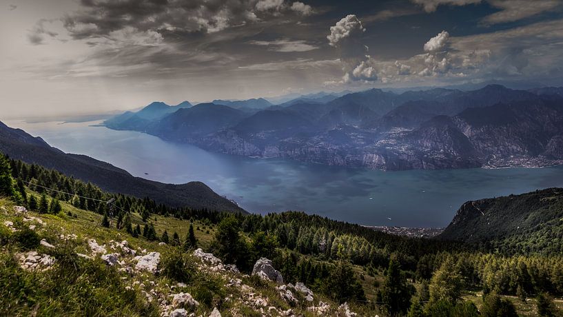 View from Monte Baldo, Lake Garda by Dennis Donders
