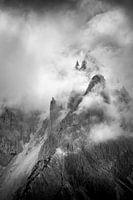 Wolken in den Bergen