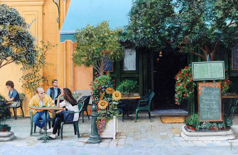 Café Aix-En-Provence von Trevor Neal