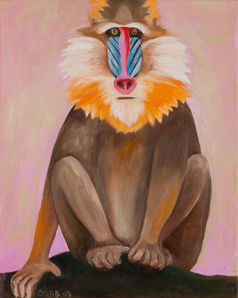 Mandrill-Thrill by Dorothea Linke